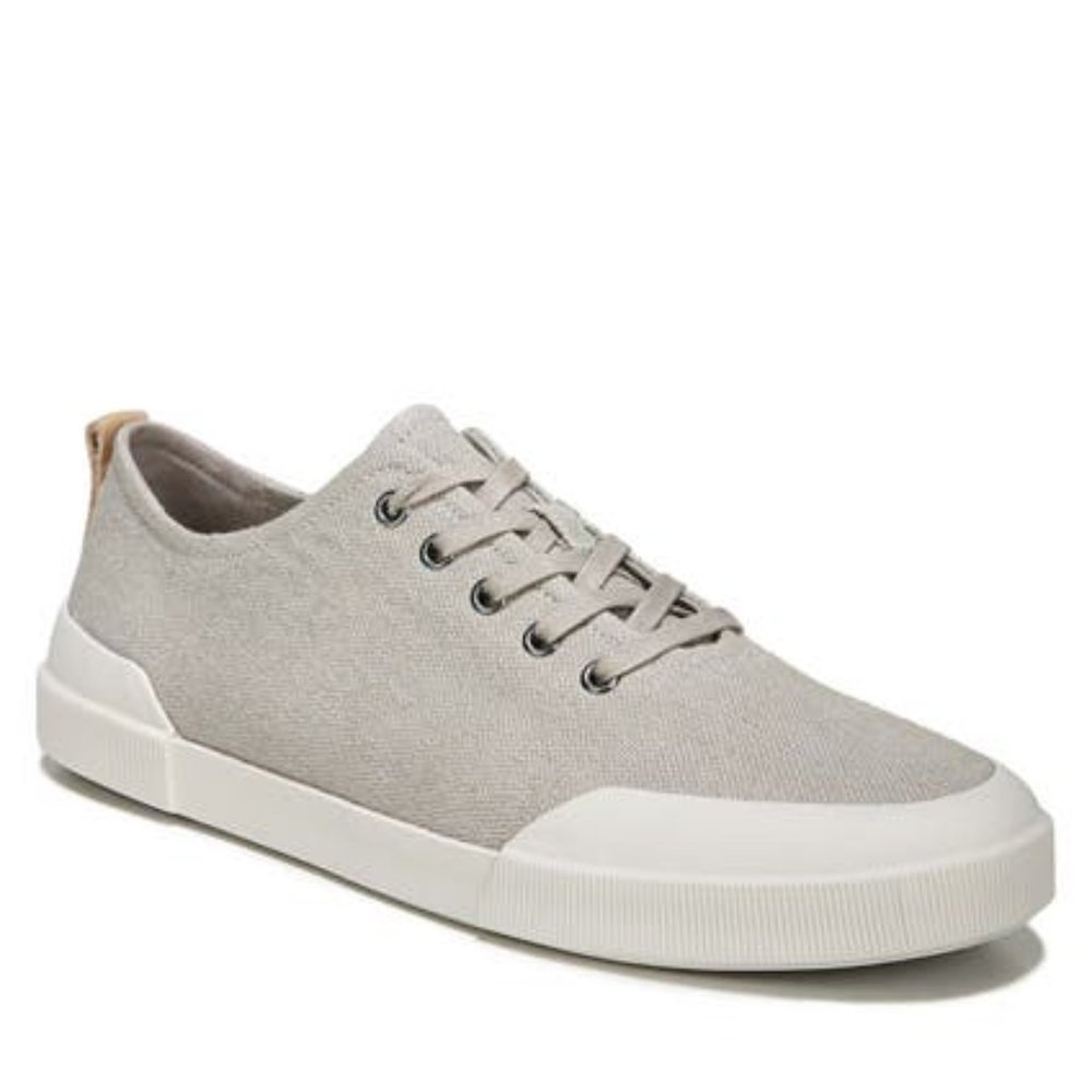 Vince Victor men's canvas shoes in Stone/Cuoi